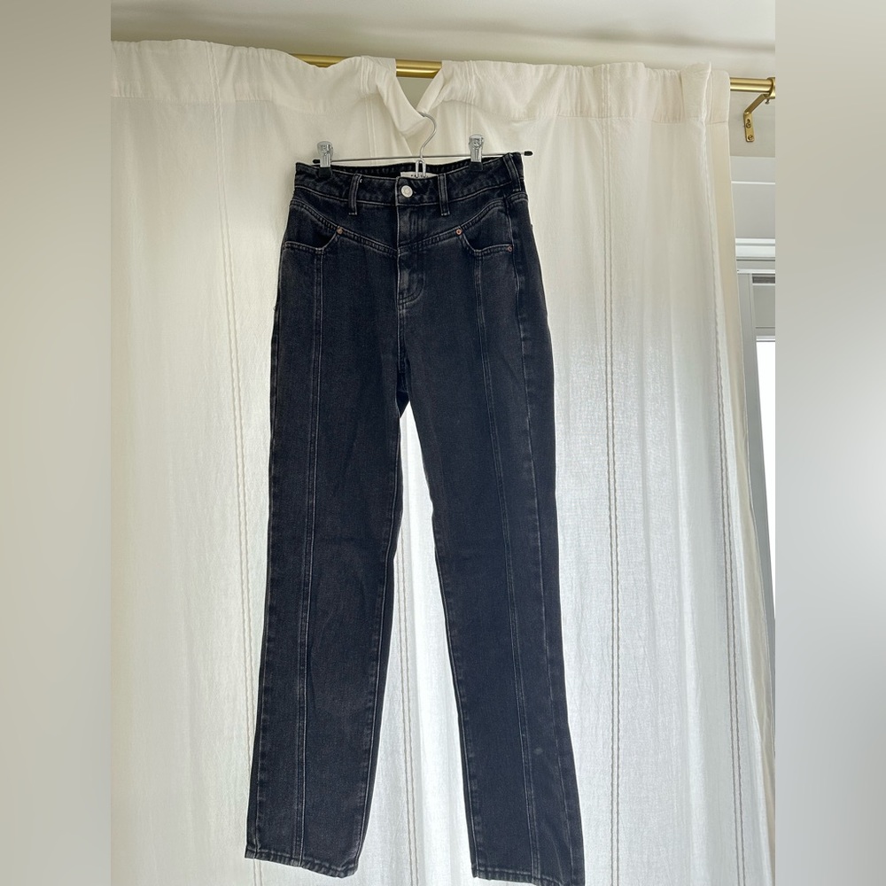 Pacsun Black V-Yolk Mom Jeans